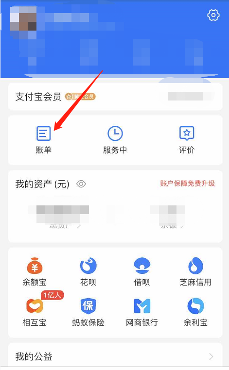 支付宝月度账单信息查看方法