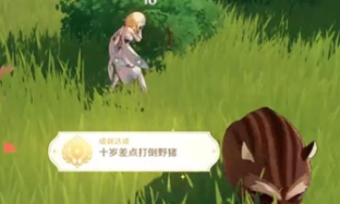 原神十岁差点打倒野猪成就完成攻略 原神十岁差点打倒野猪成就完成攻略