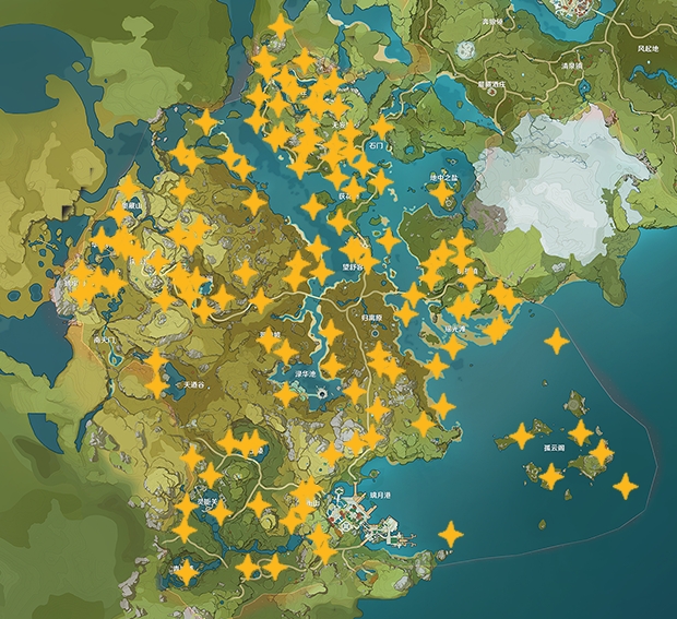 原神岩神瞳少一个怎么找