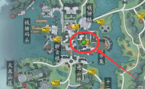 天涯明月刀手游菜篮子老人位置介绍 天涯明月刀手游菜篮子老人位置介绍