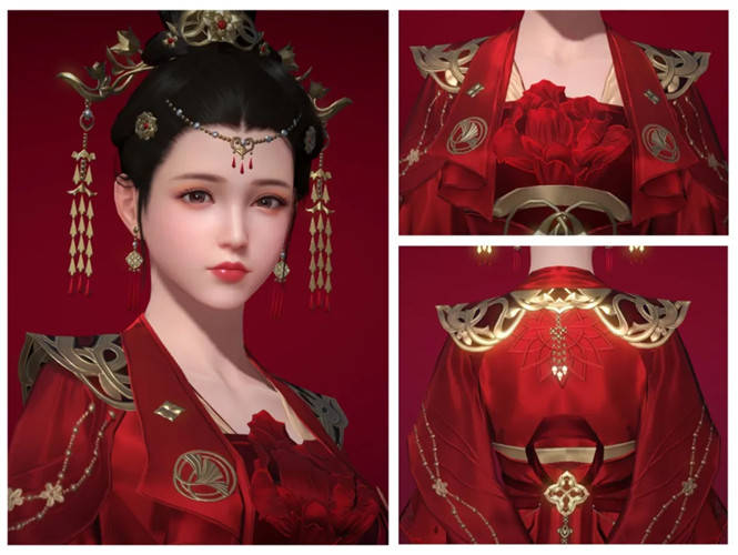 天涯明月刀手游新时装心王红鸾殿