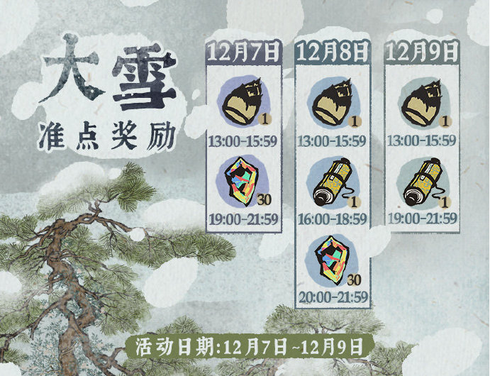 江南百景图大雪准点奖励内容_http://www.abetid.com_游戏攻略_第1张