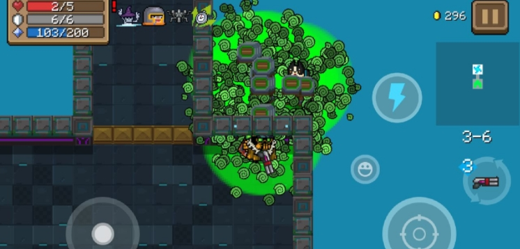 元气骑士卡毒气墙bug方法