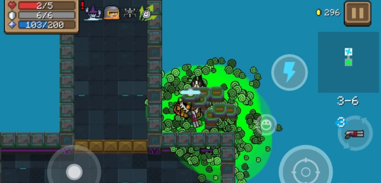 元气骑士卡毒气墙bug方法