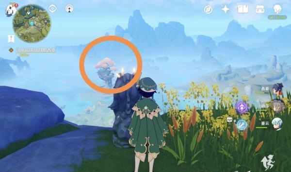 原神无妄坡山顶石像解谜顺序分享