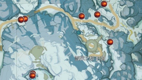 原神雪山篝火在哪里
