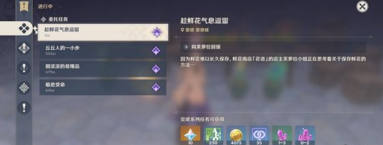 原神趁鲜花气息逗留任务怎么玩 原神趁鲜花气息逗留任务怎么玩