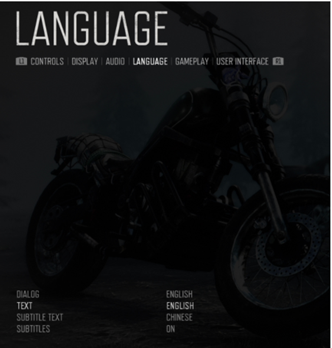 往日不再怎么设置中文？