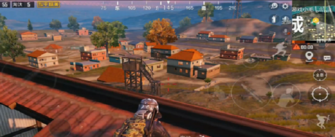 和平精英R城大仓房顶怎么阴人