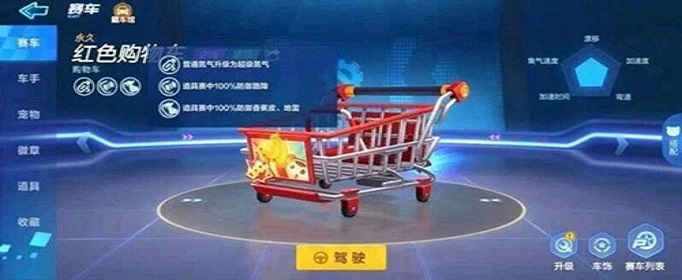 跑跑卡丁车手游购物车怎么样