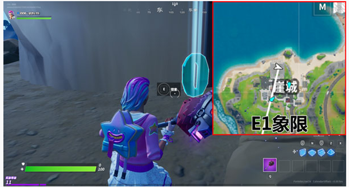 堡垒之夜隐藏字母O在什么地方