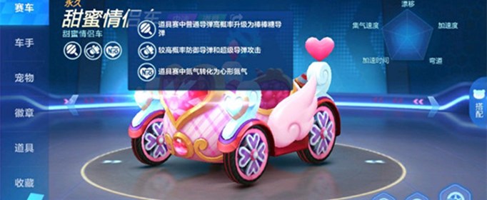 跑跑卡丁车手游甜蜜情侣车怎么加点
