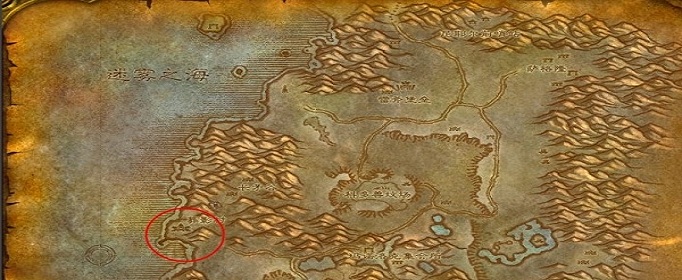 魔兽世界怀旧服萨瑟里斯海岸在哪