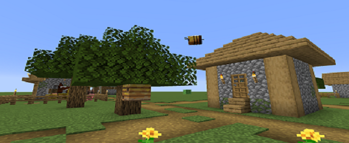 我的世界手游蜜蜂在哪里