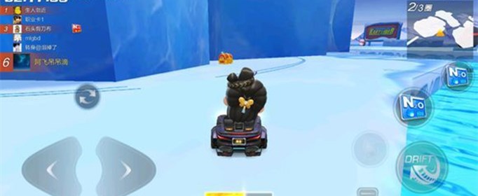 跑跑卡丁车手游冰峰裂谷宝藏在哪