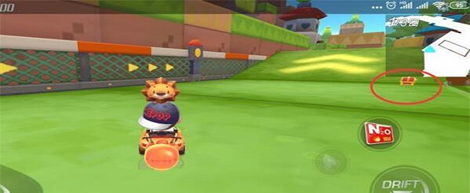 跑跑卡丁车在机关房屋的附近搜寻宝藏位置在哪