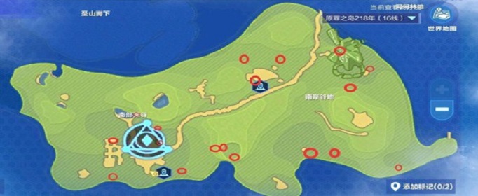 我的起源218年地图调查物在哪