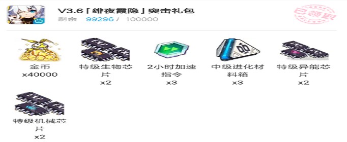 《崩坏3》B站绯夜霞隐突击礼包兑换码