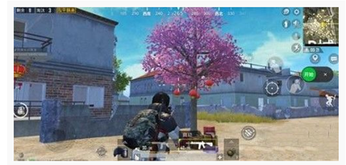 和平精英烟花树在哪