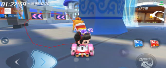 跑跑卡丁车太空回旋走廊redmi在哪