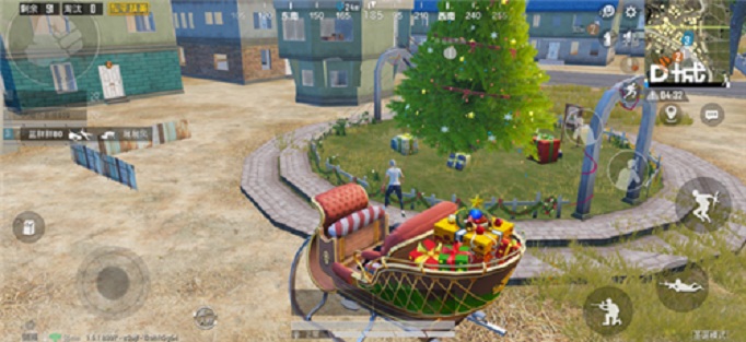 和平精英圣诞车怎么飞行