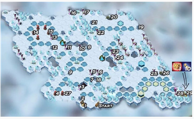 剑与远征冰封冻土怎么点燃