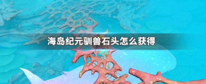 海岛纪元驯兽石头怎么获得