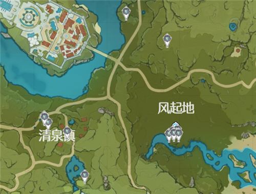 原神晶蝶哪里最多