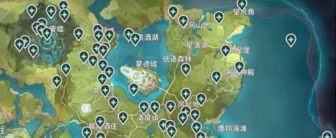 原神风神瞳位置总共多少个