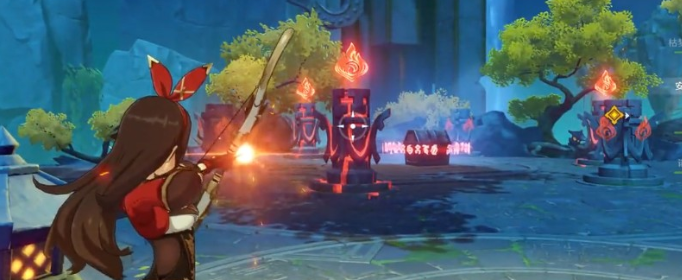 原神仙府六个火柱子怎么点燃