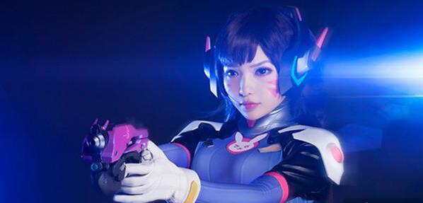 国内萌妹COS守望先锋DVa 身材娇小还原度颇高