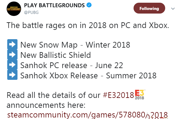 地求生现在更新新地图没有_绝地求生新地图Sanhok时候出 地求生现在更新新地图没有_绝地求生新地图Sanhok时候出