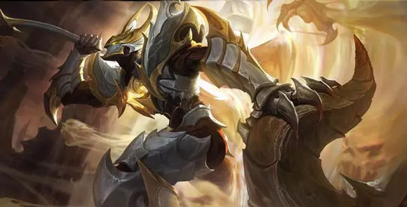 王者荣耀白起白色死神皮肤重做_白色死神重做图片特效一览