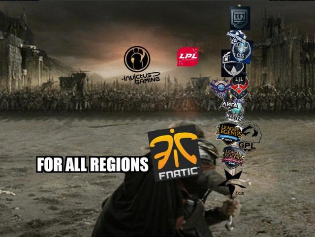 突然成为众矢之的？lol官推号召欧美玩家共同支持FNC战胜IG！