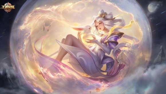 王者荣耀新英雄嫦娥有什么技能_王者荣耀嫦娥模型技能曝光