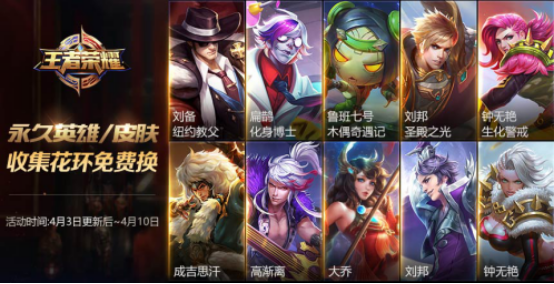 王者荣耀春日花环怎么快速收集_春日花环快速收集攻略