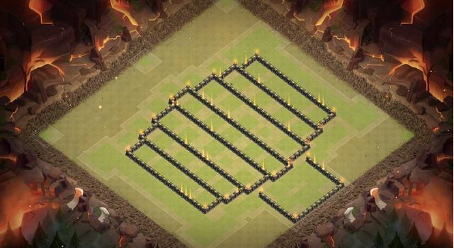 自带坑人跑偏体系！COC九本部落战阵型之跑道阵